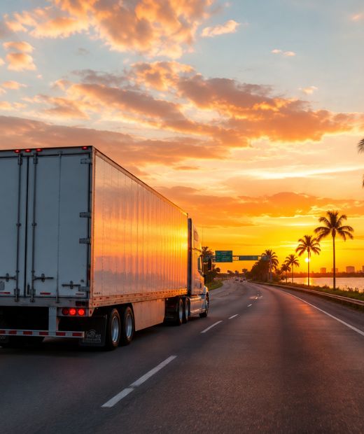 Licensed long distance movers in Florida transporting household goods across state lines