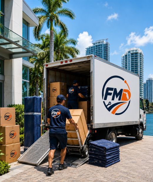 Professional movers in Tampa FL helping a family relocate — Florida Movers Direc